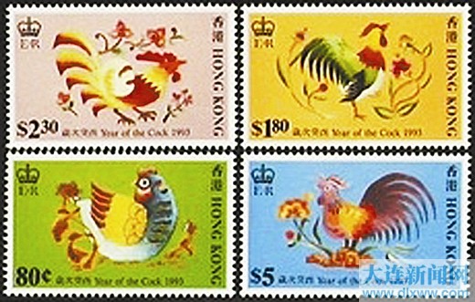 5.香港鸡年邮票