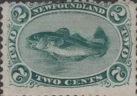 世界上首枚专题邮票鳕鱼邮票