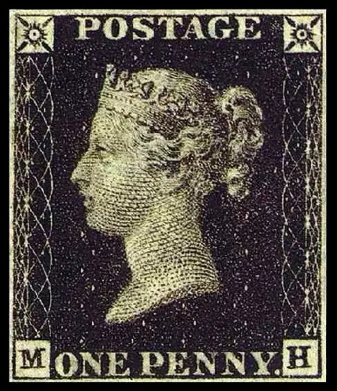 世界第一枚邮票“黑便士”