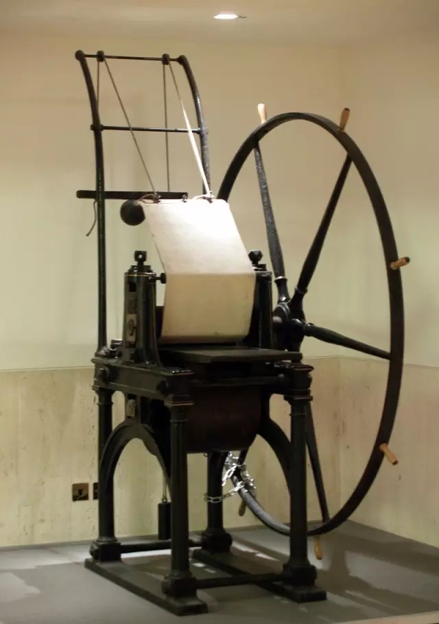 印制黑便士邮票的机器