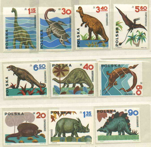 《史前动物》邮票
