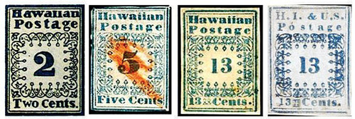 夏威夷传教士邮票