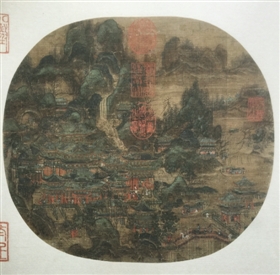 图3 李思训（传）《九成宫避暑图》，北京故宫博物院藏