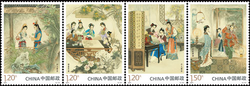 《中国古典文学名著——〈红楼梦〉（三）》邮票拟定图稿