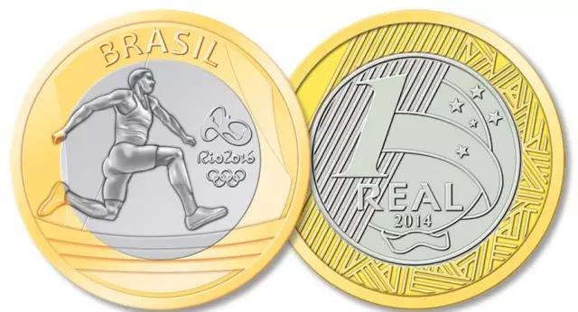 巴西里约奥运纪念币