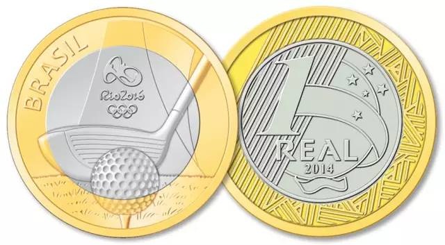巴西里约奥运纪念币