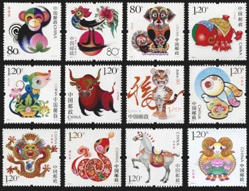 第三轮十二生肖邮票收藏品