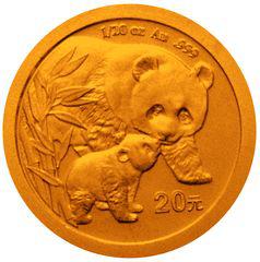 第一次出现两只熊猫的熊猫普制金币