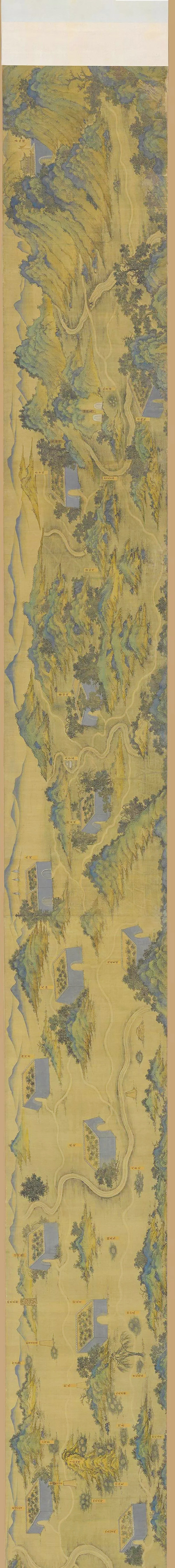 《丝路山水地图》