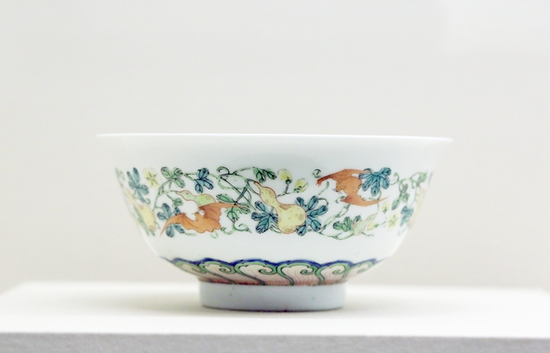 雍正珐琅彩福禄万代瓷碗，中国国家博物馆藏