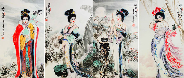 中国古典四大美女图