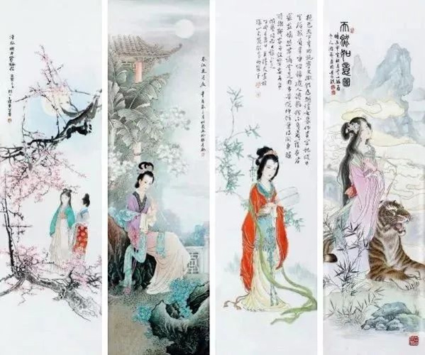 1987年作粉彩花鸟山水人物故事瓷板作品成交价655.5万元