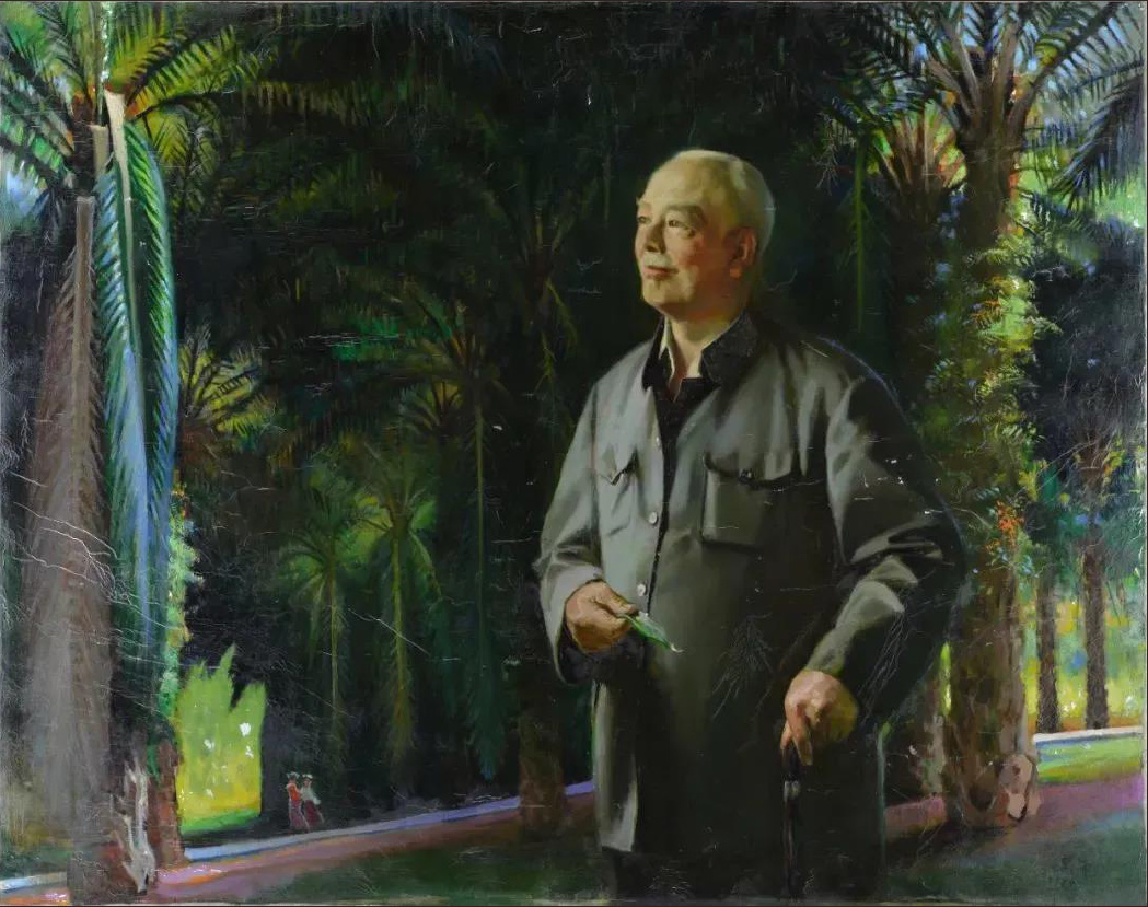 植物学家蔡希陶 油画 1980年 120cm×150cm 中国美术馆藏