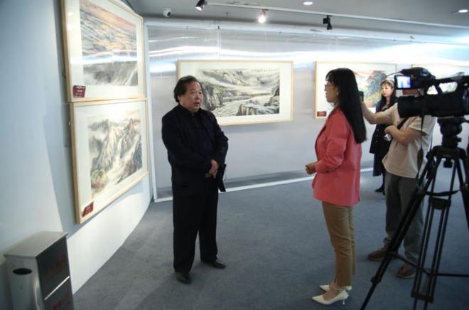 当代实力派六大家许一川从艺六十年作品展在京成功举办